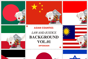 Asia & Middle East Law Banner Vol.1, a Background Graphic by Dipto design