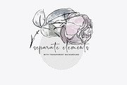 Hand-Drawn Abstract Rose Clipart, a Texture Illustration by Patishop Art (Thumbnail 8 of 9)