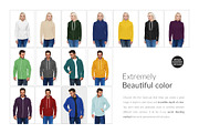HOODIE & FLEECE BUNDLE 25xMock-ups, a Books & Magazine Mockup by Apparel_Mockups (Thumbnail 17 of 28)