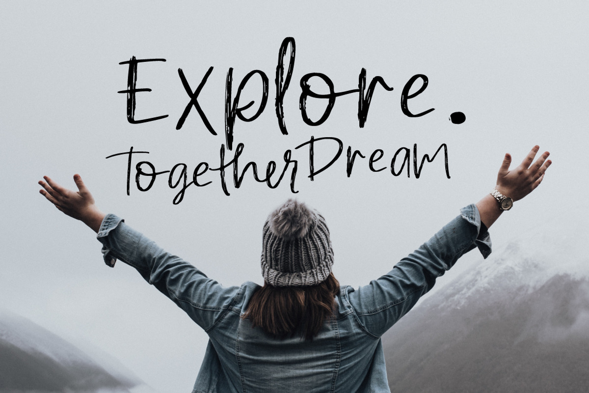 Quickly | Handwritten Font preview 4