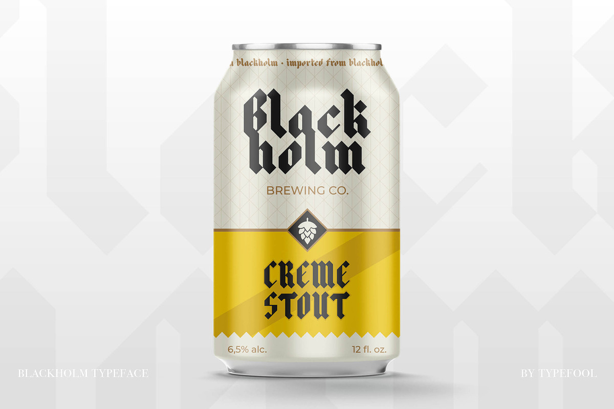 Blackholm - Blackletter font, a Blackletter Font by Typefool's Shop (Photo 3 of 9)