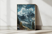 Realistic Nature Landscape Painting, a Wallpaper Graphic by Hamza067 (Thumbnail 1 of 3)