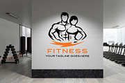 Bold Fitness Logo Template, a Branding & Logo Template by YUDesignStore (Thumbnail 2 of 7)