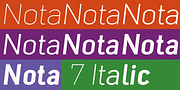 Nota, a Sans Serif Font by Wiescher-Design (Thumbnail 6 of 6)