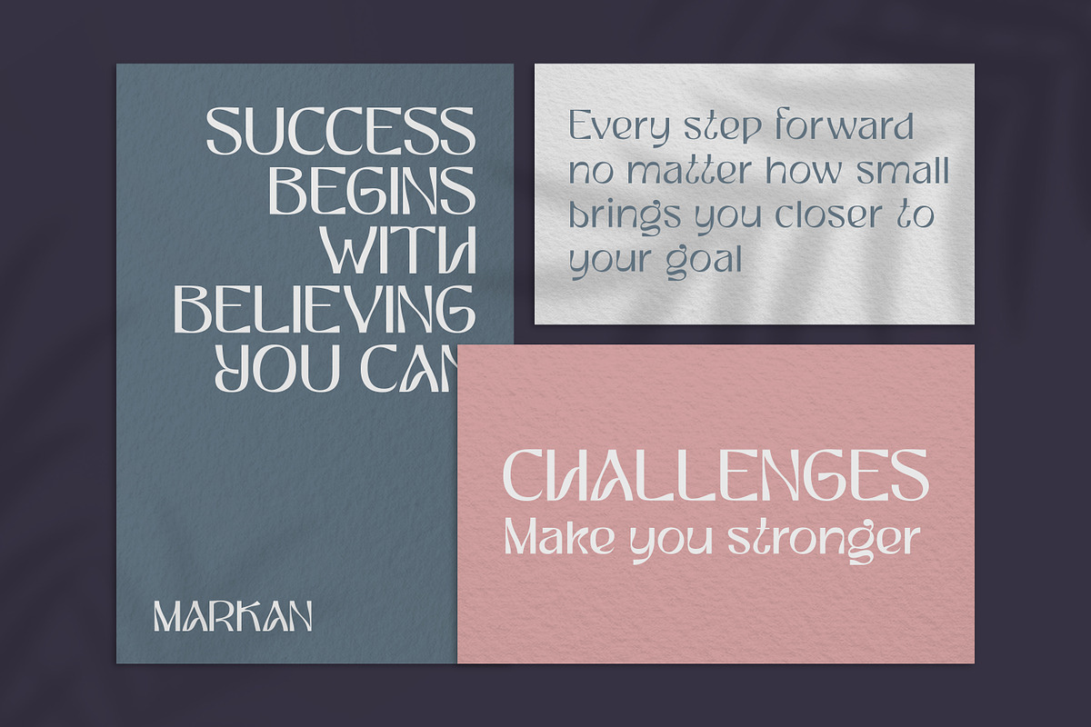 Markan - Display Font, a Sans Serif Font by Ekahermawan (Photo 5 of 14)