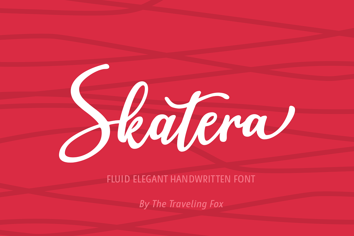 Skatera Handwritten Skate Font