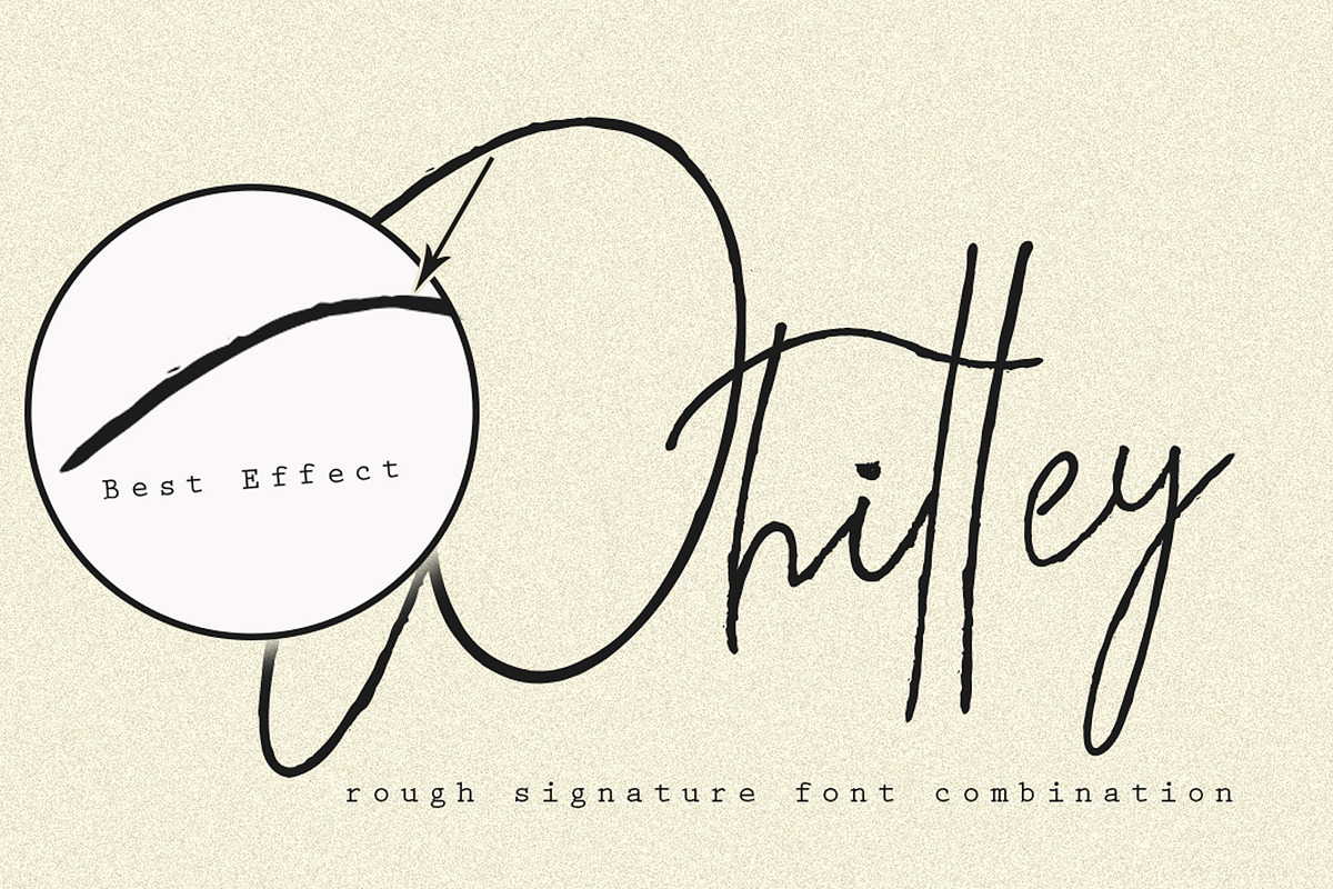 Whitley - Signature Typeface preview 2