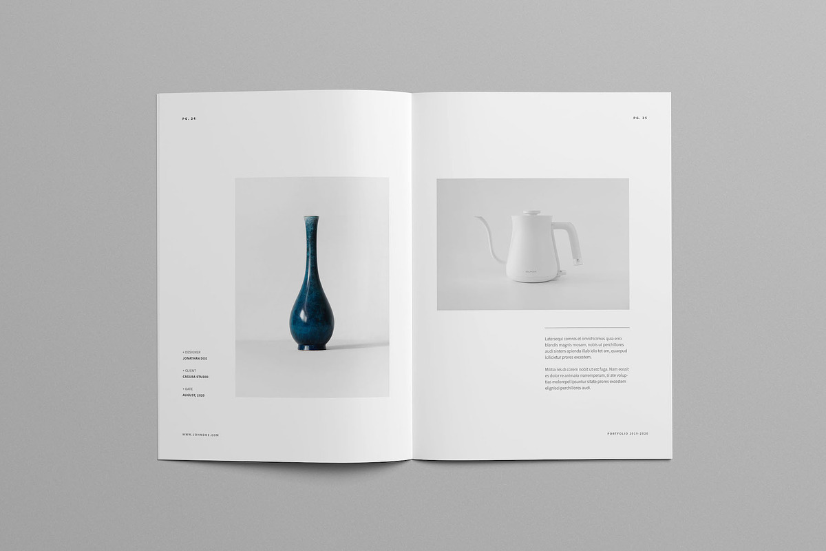 Minimal Portfolio, a Brochure Template by Meenom Templates (Photo 10 of 20)
