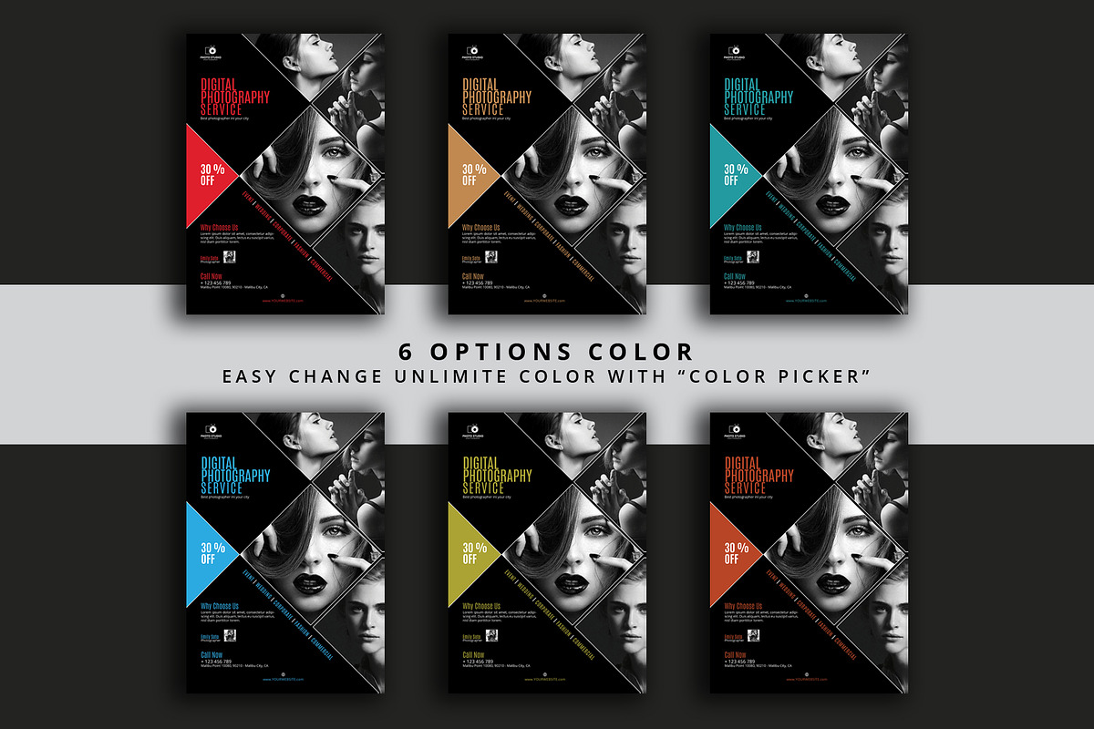 Photography Flyers / Ads Template, a Flyer Template by adekfotografia (Photo 10 of 10)