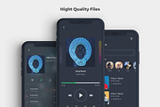 Vega Music IOS UI Kit, an UI Kit Template by uicube (Thumbnail 2 of 5)