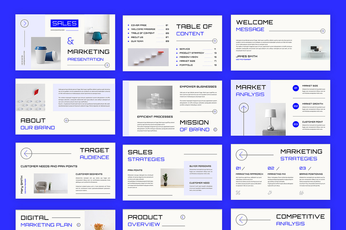 Sales And Marketing Presentation, a Presentation Template by MightyDesign (Photo 2 of 6)