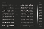 Owning Sans, a Sans Serif Font by Dora Typefoundry (Thumbnail 9 of 10)
