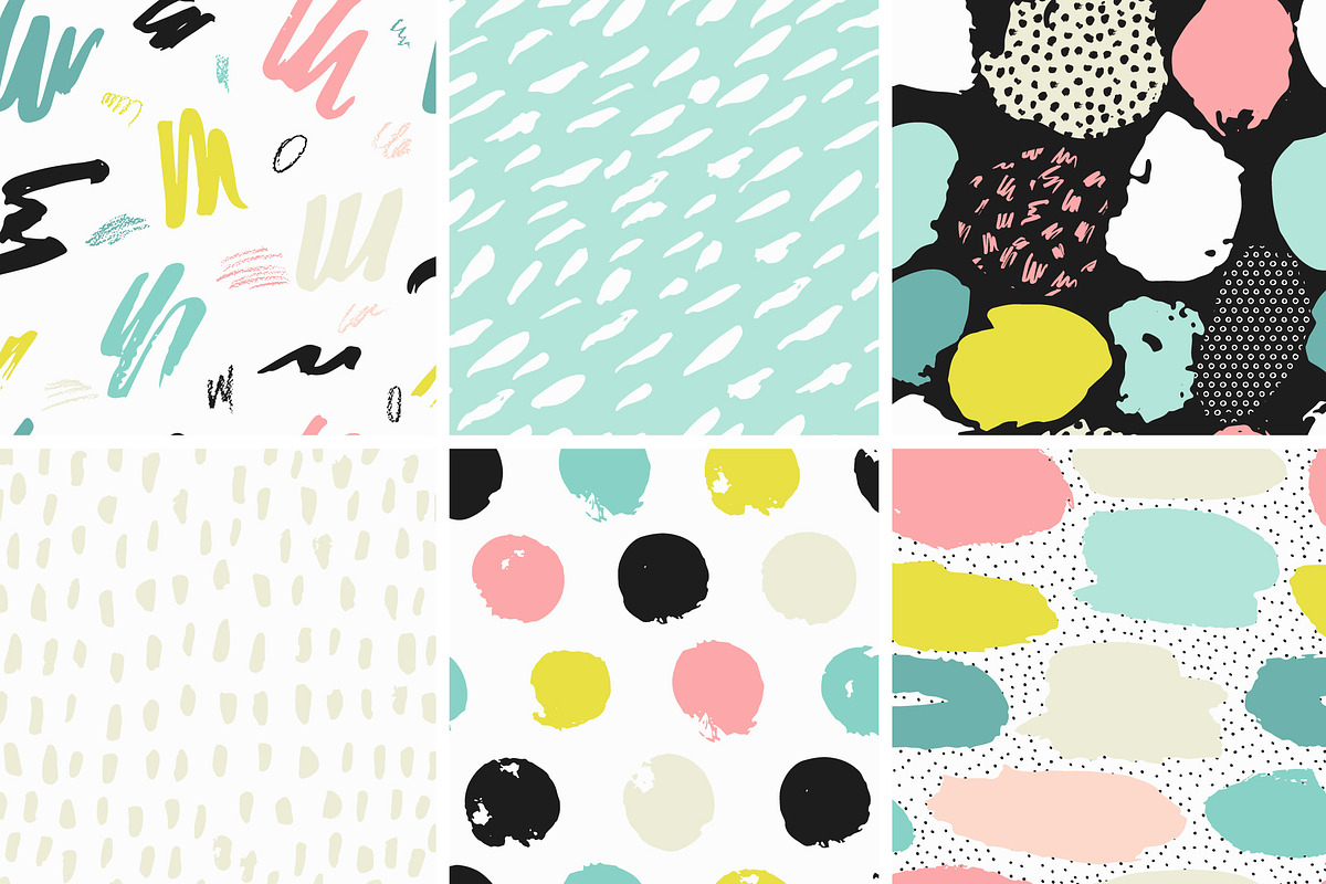 Fresh Pastel Patterns, a Pattern Graphic by Bosotochka♥Art (Photo 9 of 10)