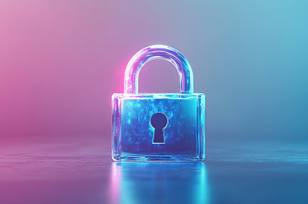 Digital padlock icon symbol, a Technology Photo by AlyaAnd