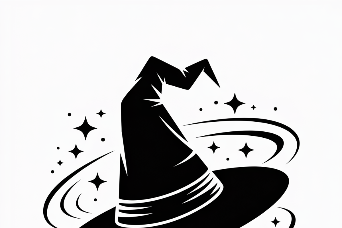 Halloween witch hat designed, an Illustration by Amazin_art (Photo 5 of 21)