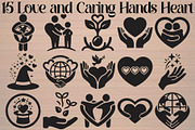 Love and Caring Hands Heart, an Object Graphic by Gfx_Store (Thumbnail 16 of 16)