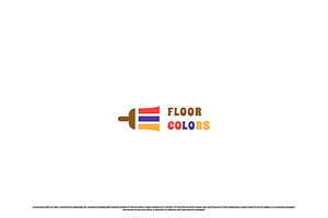 Floor Color Logo Design Icon, a Branding & Logo Template by Morvana Crew