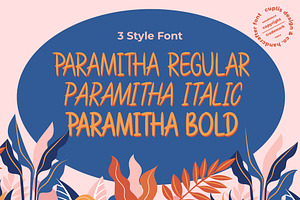 Paramitha A Handwritten Typeface