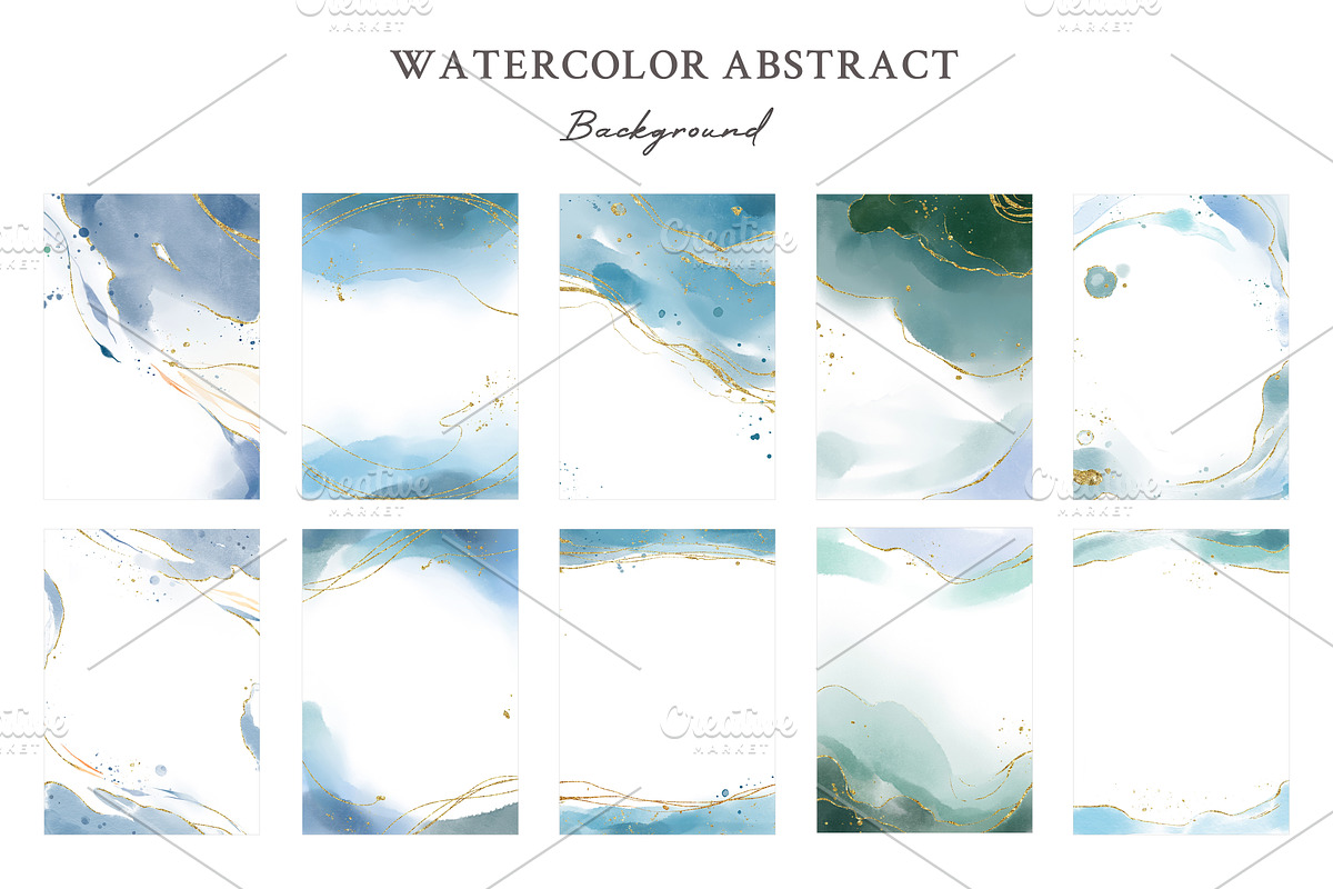 Watercolor Abstract Background, a Background Graphic by Yorda Studio (Photo 2 of 11)