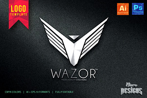 WAZOR Logo Template
