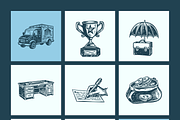 Vintage Business and Banking Icon, a Work Illustration by Creative Stall (Thumbnail 9 of 10)