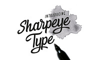 Sharpeye Type, a Script Font by Liviu (Thumbnail 1 of 5)