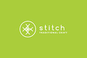Traditional stitch symbol logo, a Branding & Logo Template by MuzaInspires (Thumbnail 2 of 4)