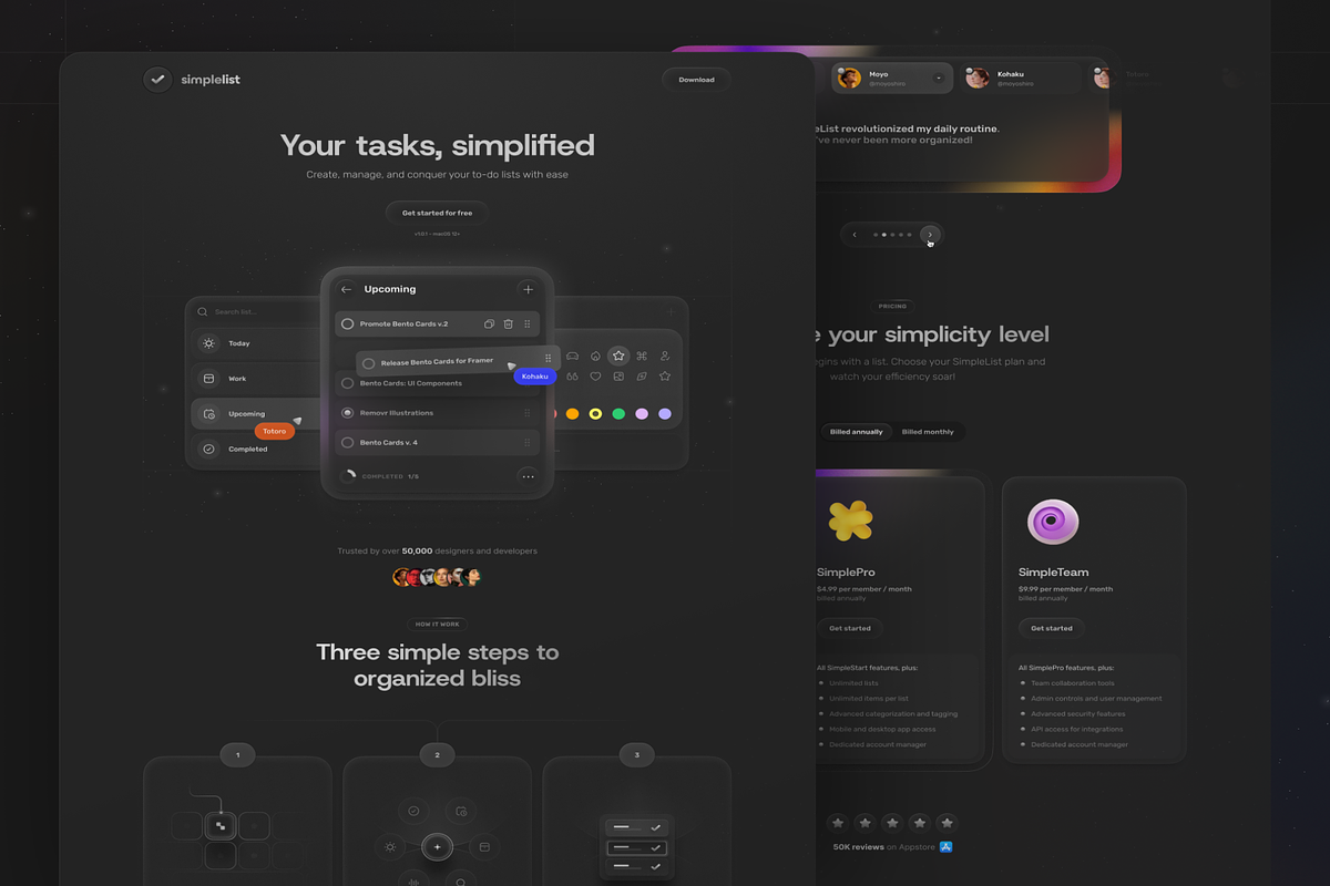 Coded App + Landing page Kit, a React Template by Creative Perspective (Photo 7 of 8)