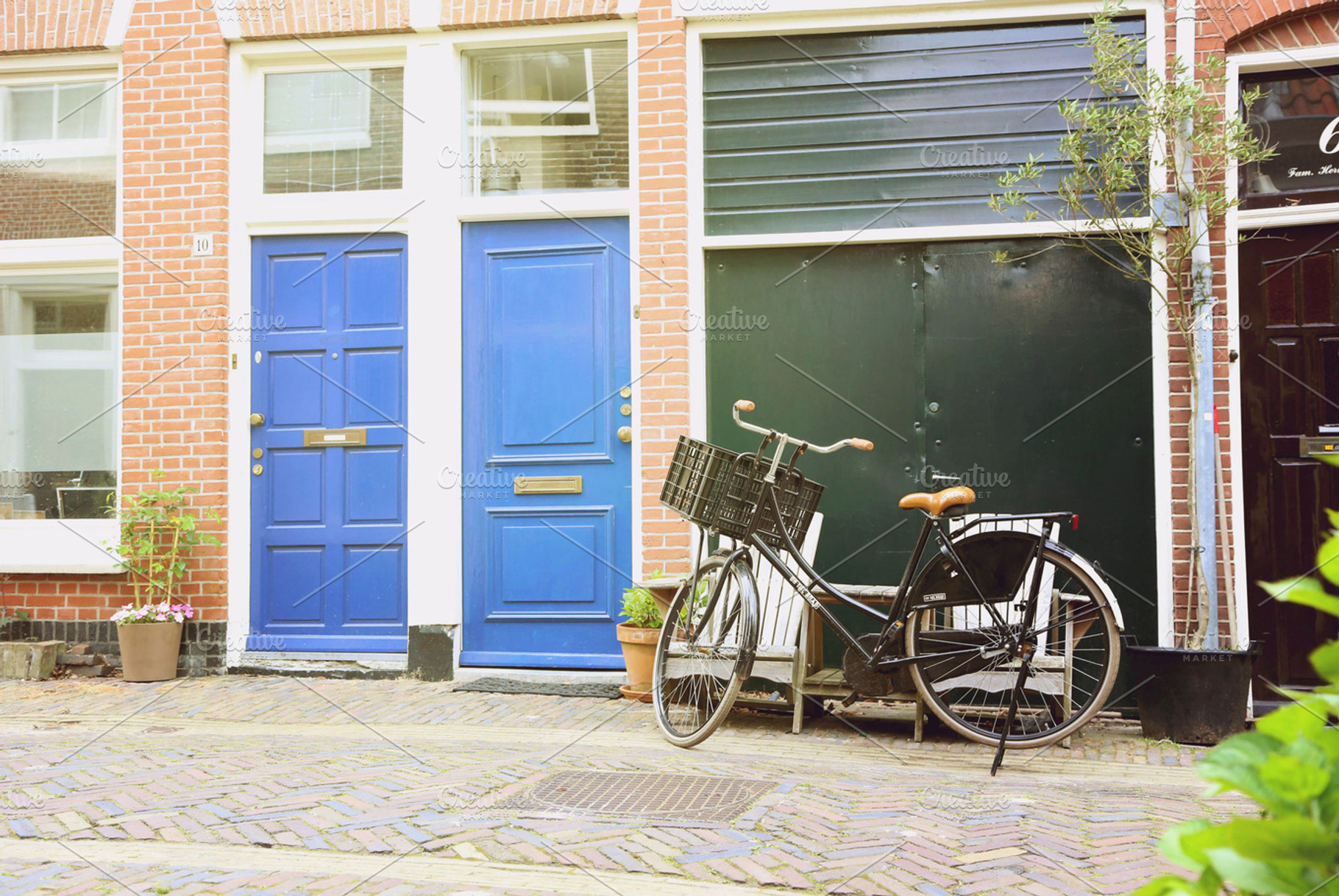 Bicycle On European Street