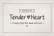Tender Heart - Handwritten Font, a Handwritten Font by Admire Design (Thumbnail 1 of 13)