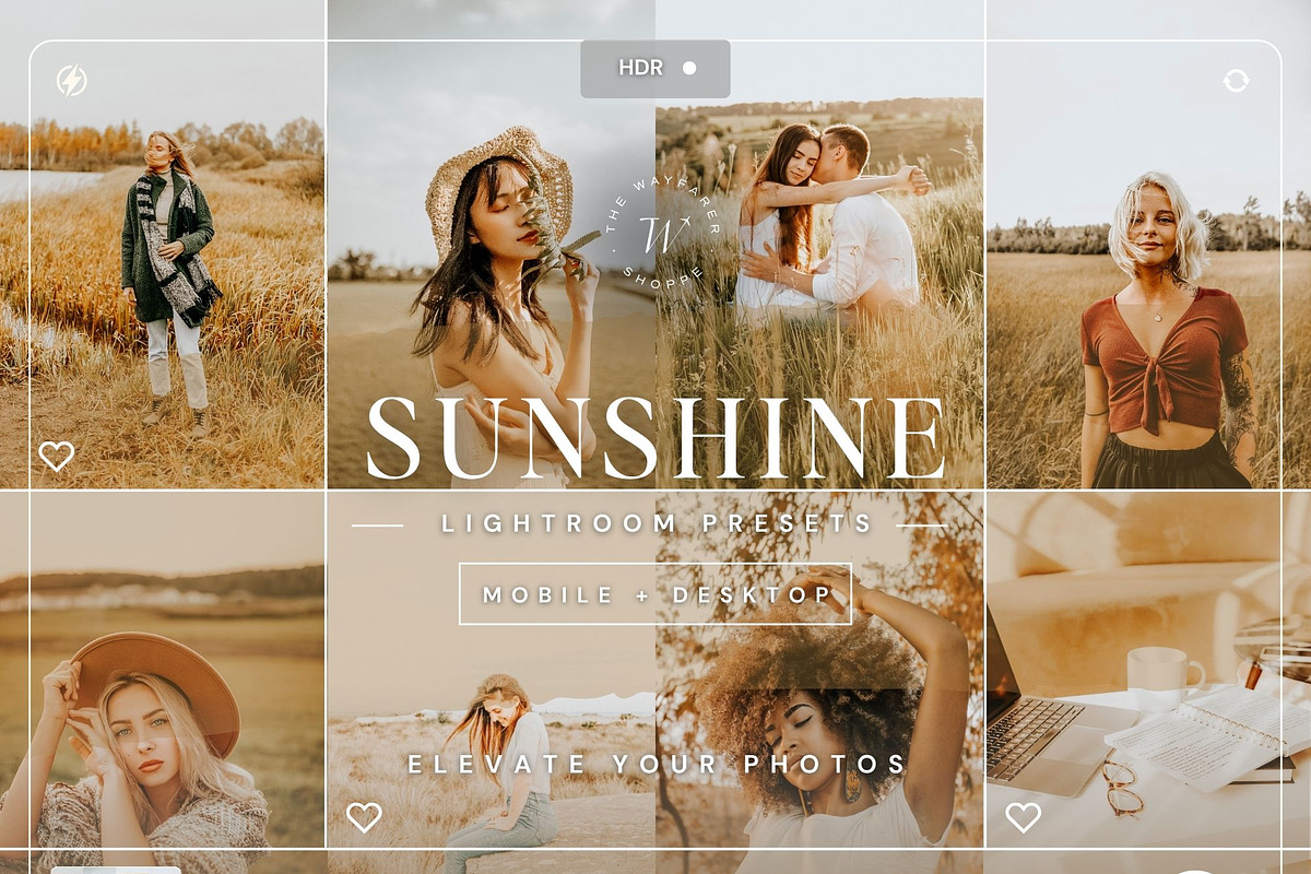 50+ Golden Hour Lightroom Bundle, a Preset Add-On by TheWayfarerShoppe (Photo 8 of 11)