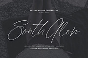 South Glow | Casual Chic Calligraphy, a Script Font by Pink Coffie (Thumbnail 16 of 16)