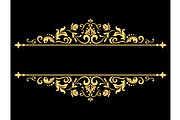 Vintage gold frame background, a Decorative Illustration by RODINA (Thumbnail 1 of 3)