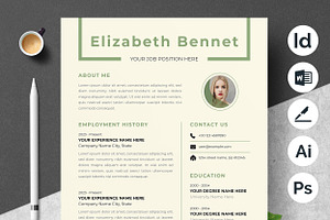 All-in-One Resume & Cover Letter Bun, a Resume Template by ResumeInventor