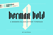Berman Bold | Blackletter Font