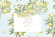 Lemon Watercolor Amalfi Collection, a Decorative Illustration by WonderWonder (Thumbnail 16 of 18)