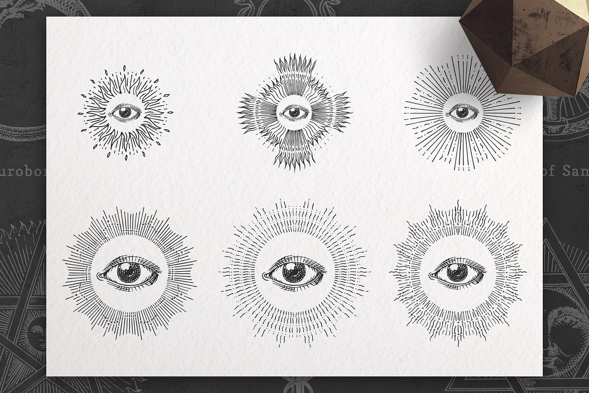 MYSTIC SYMBOLS magic collection, a Decorative Illustration by Chewie Co (Photo 12 of 26)