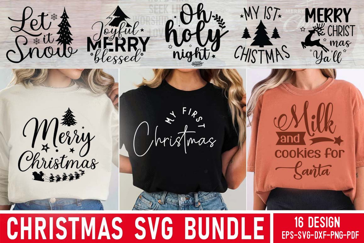 Christmas Holidays Winter SVG Bundle, an Object Graphic by FiveStarCrafting (Photo 2 of 8)