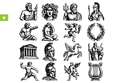 Greek Mythology Gods Collection, an Object Graphic by RT Studio (Thumbnail 1 of 4)