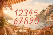 Sunset Marina - Fancy Vintage Script, a Script Font by HipFonts (Thumbnail 3 of 12)