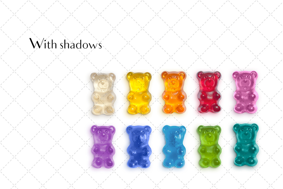 Gummy bears photo clipart, an Object Graphic by The Graphic Parade (Photo 4 of 6)