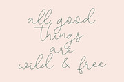 Mountain, a Script Font by Katie Holland (Thumbnail 5 of 7)