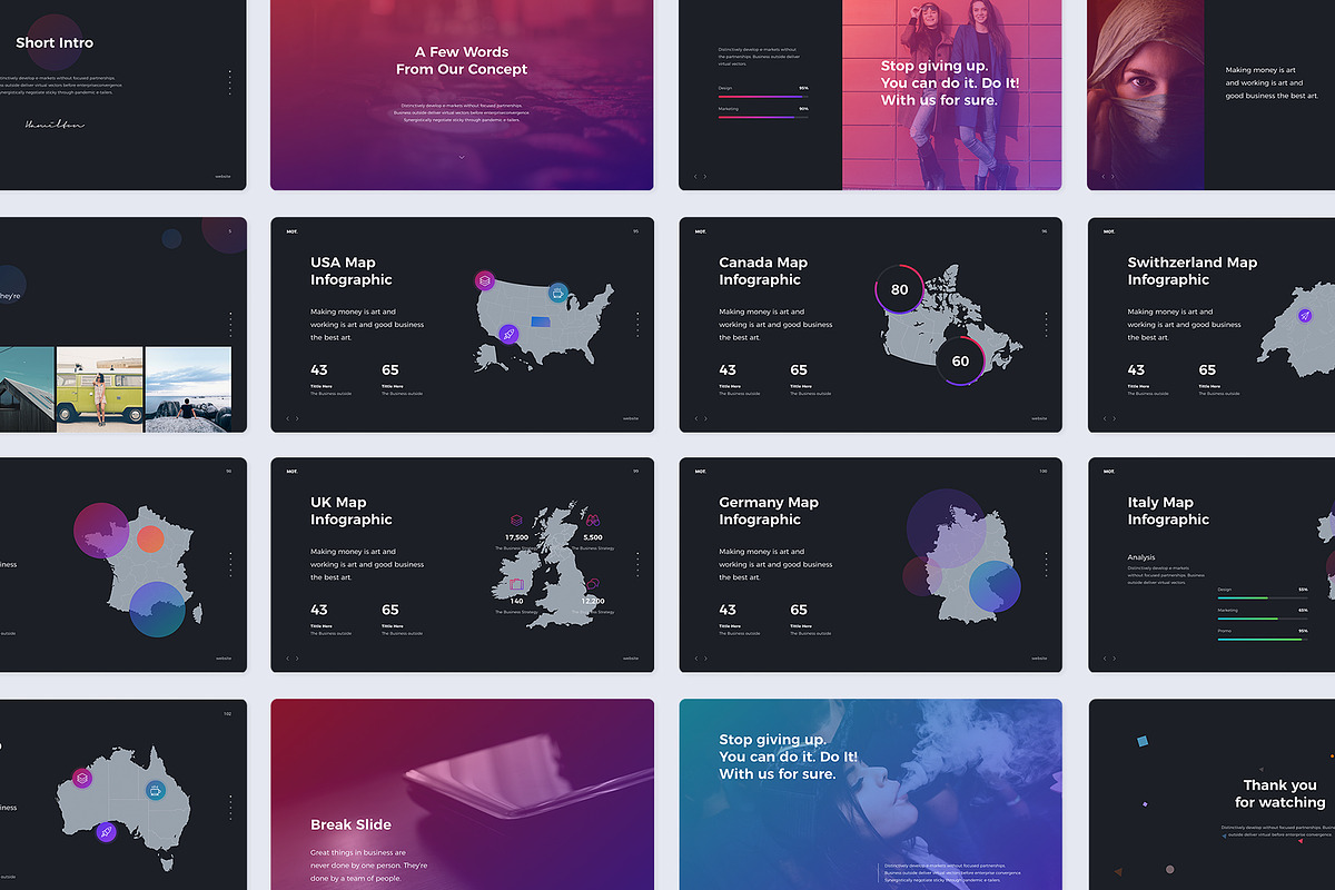 Motion - Colored & Creative Template, a Presentation Template by UDEA Store (Photo 17 of 18)