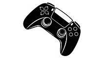 set of gaming controller silhouettes, an Illustration by Amazin_art (Thumbnail 7 of 41)