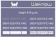 Great Scientific Mind font, a Sans Serif Font by weknow (Thumbnail 7 of 8)