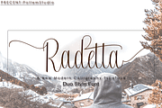 Radetta, a Script Font by PollemSt (Thumbnail 1 of 10)