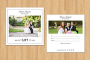 Photographer Gift Card Template-V10, a Card Template by Template Shop (Thumbnail 1 of 3)
