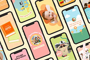 Tiny Tots Story Templates Canva, a Social Media Template by Hell Yeah Designs (Thumbnail 2 of 7)