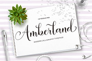 Amberland Script, a Script Font by Areatype (Thumbnail 1 of 6)