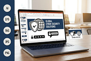 Digital Password Protection, a Technology Illustration by Saba Vector (Thumbnail 3 of 3)